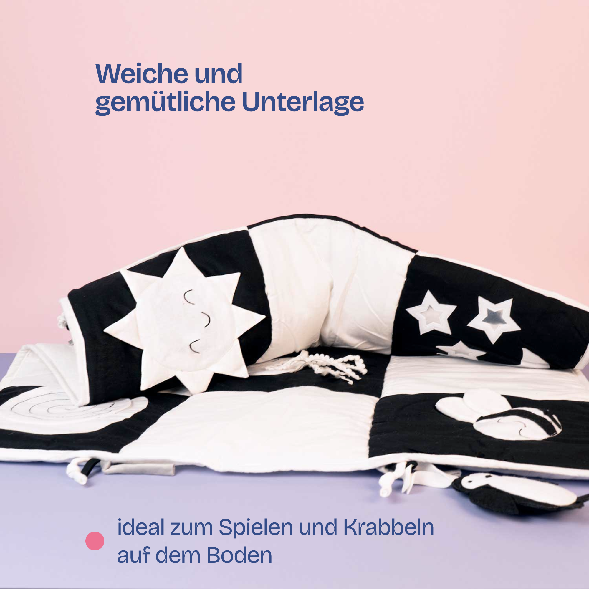 Black and White play mat