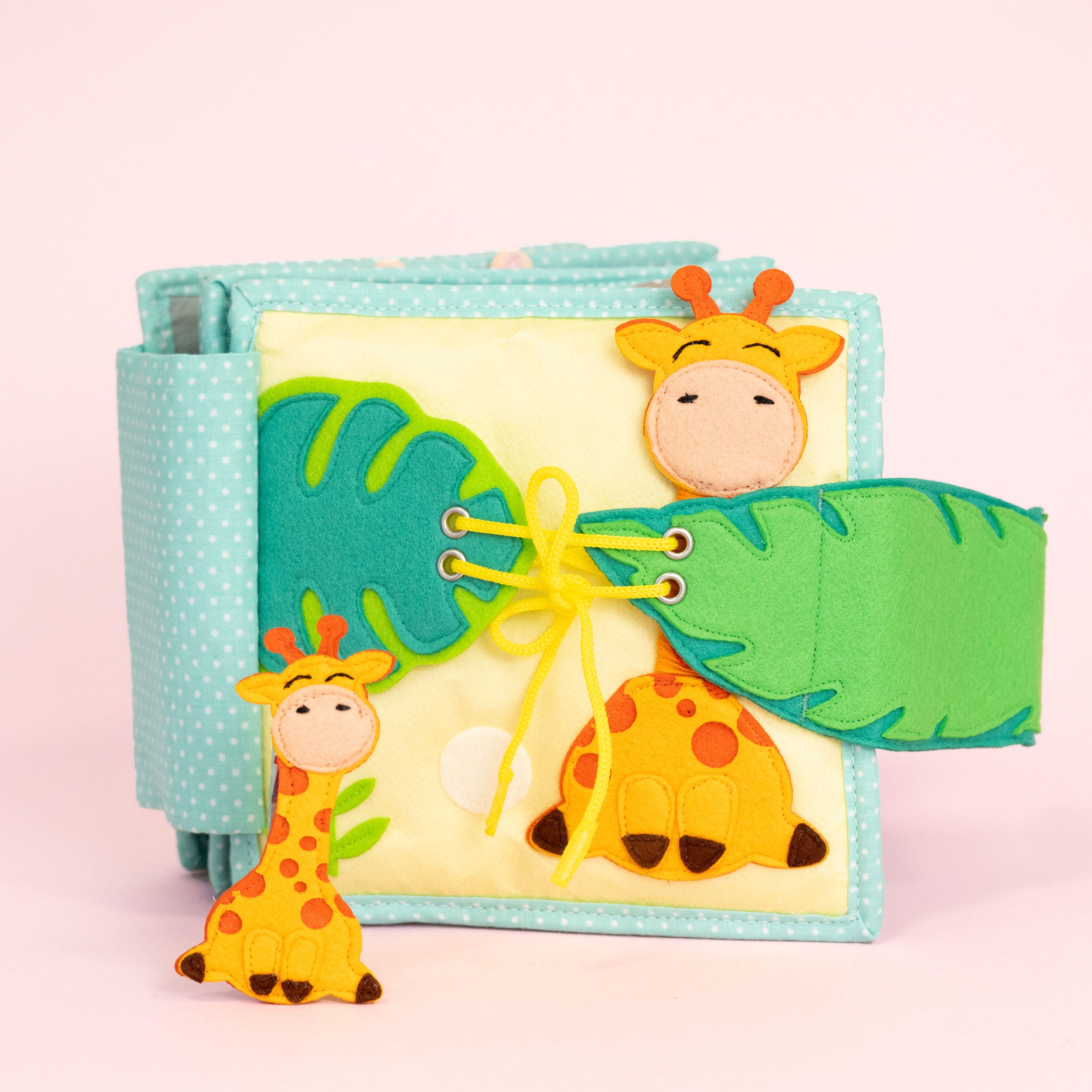 Jolly Jungle - 6 pages Mini Quiet Book