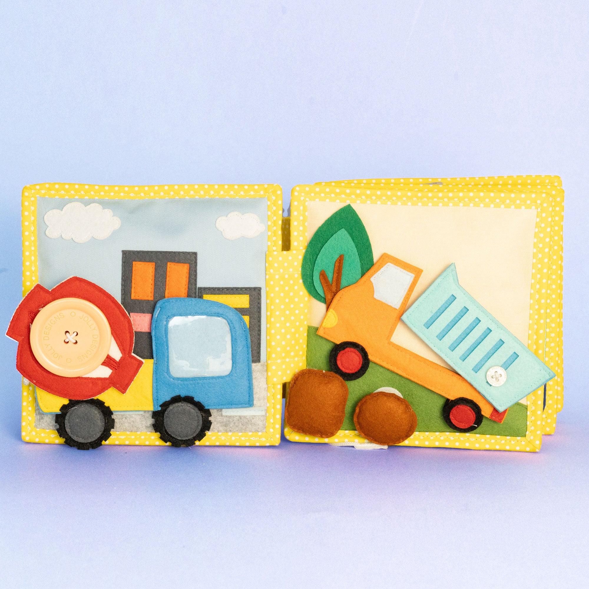 My First Digger - 6 pages Mini Quiet Book