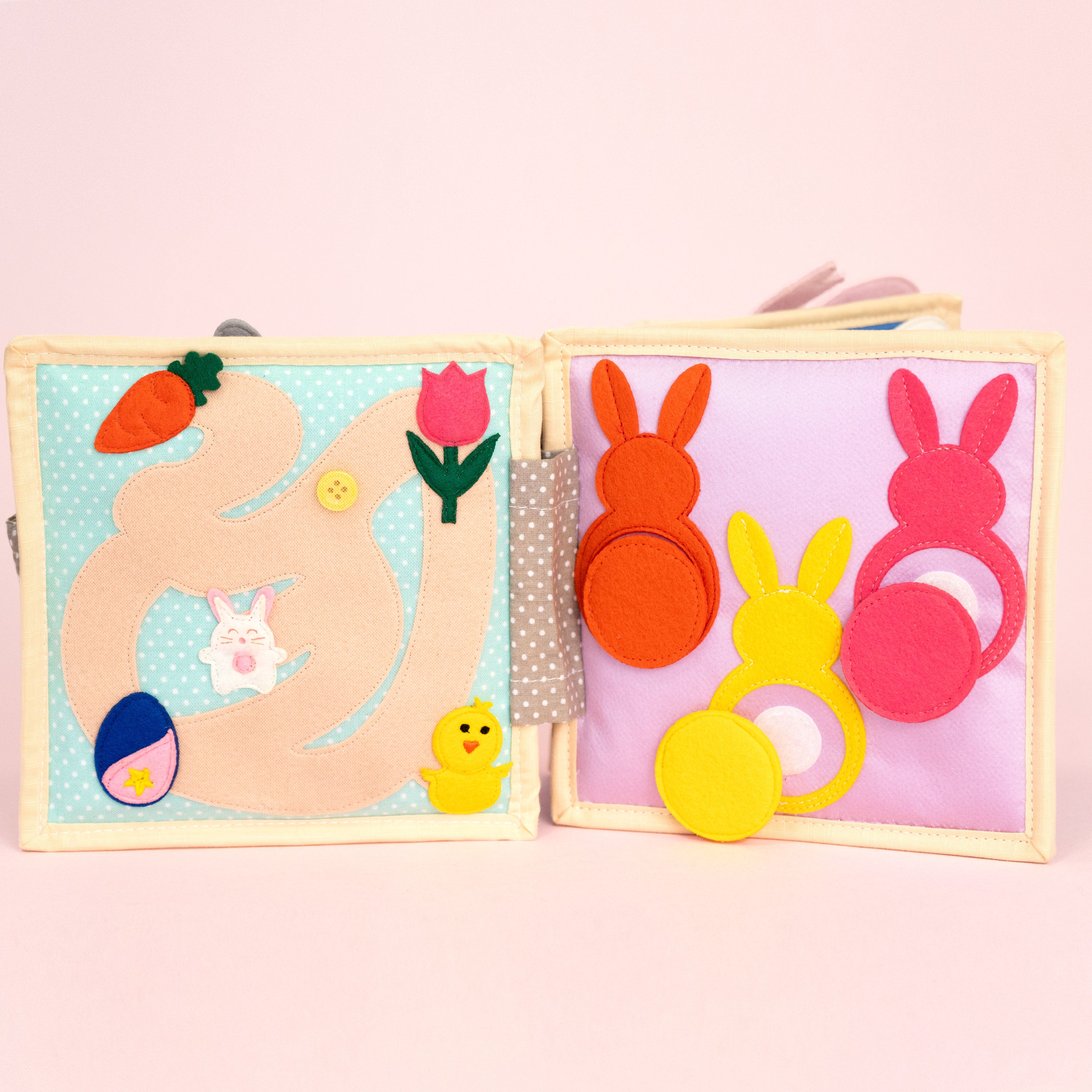 Funny Bunny - 6 pages Mini Quiet Book