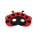 Masque en feutre coccinelle
