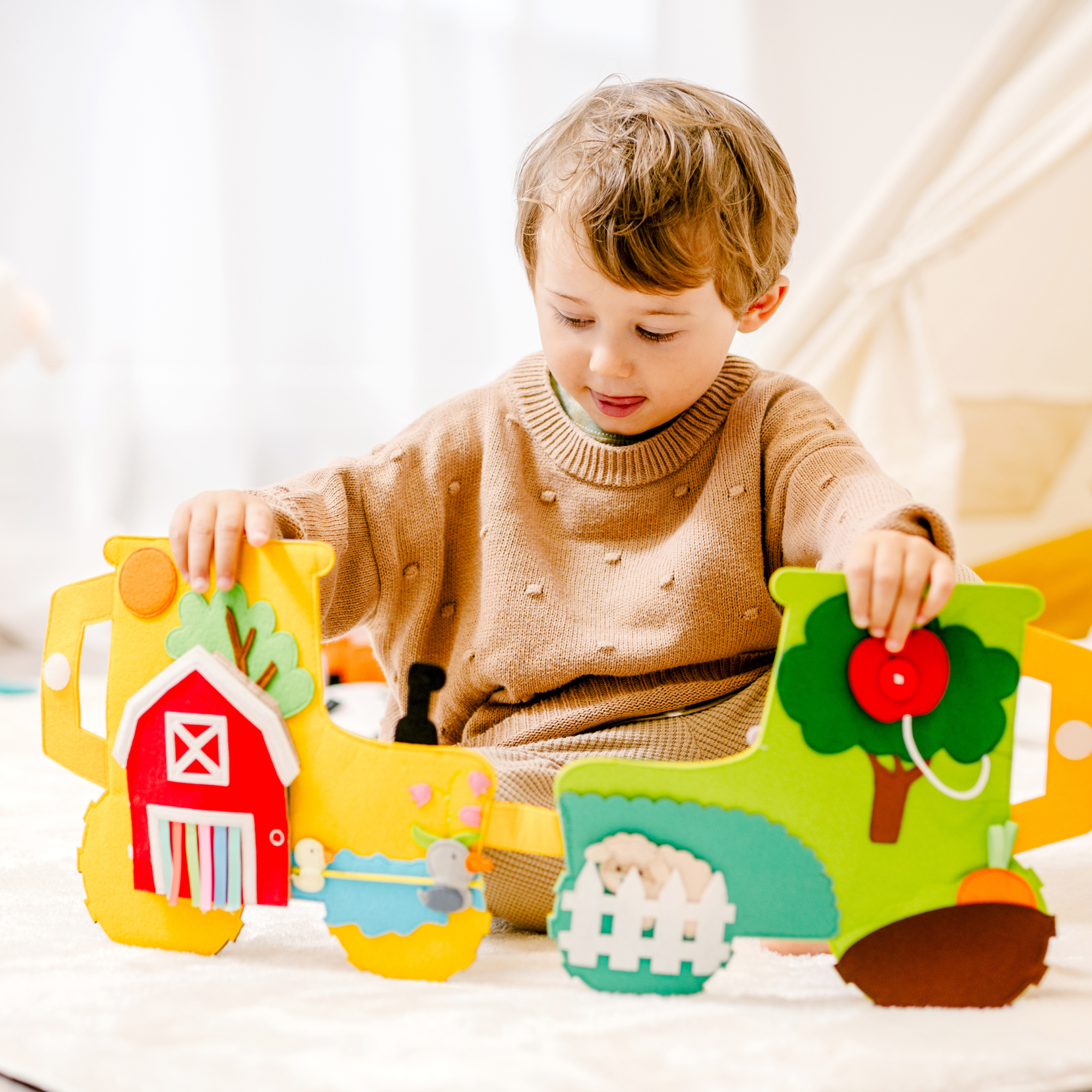 Tractor meets excavator!