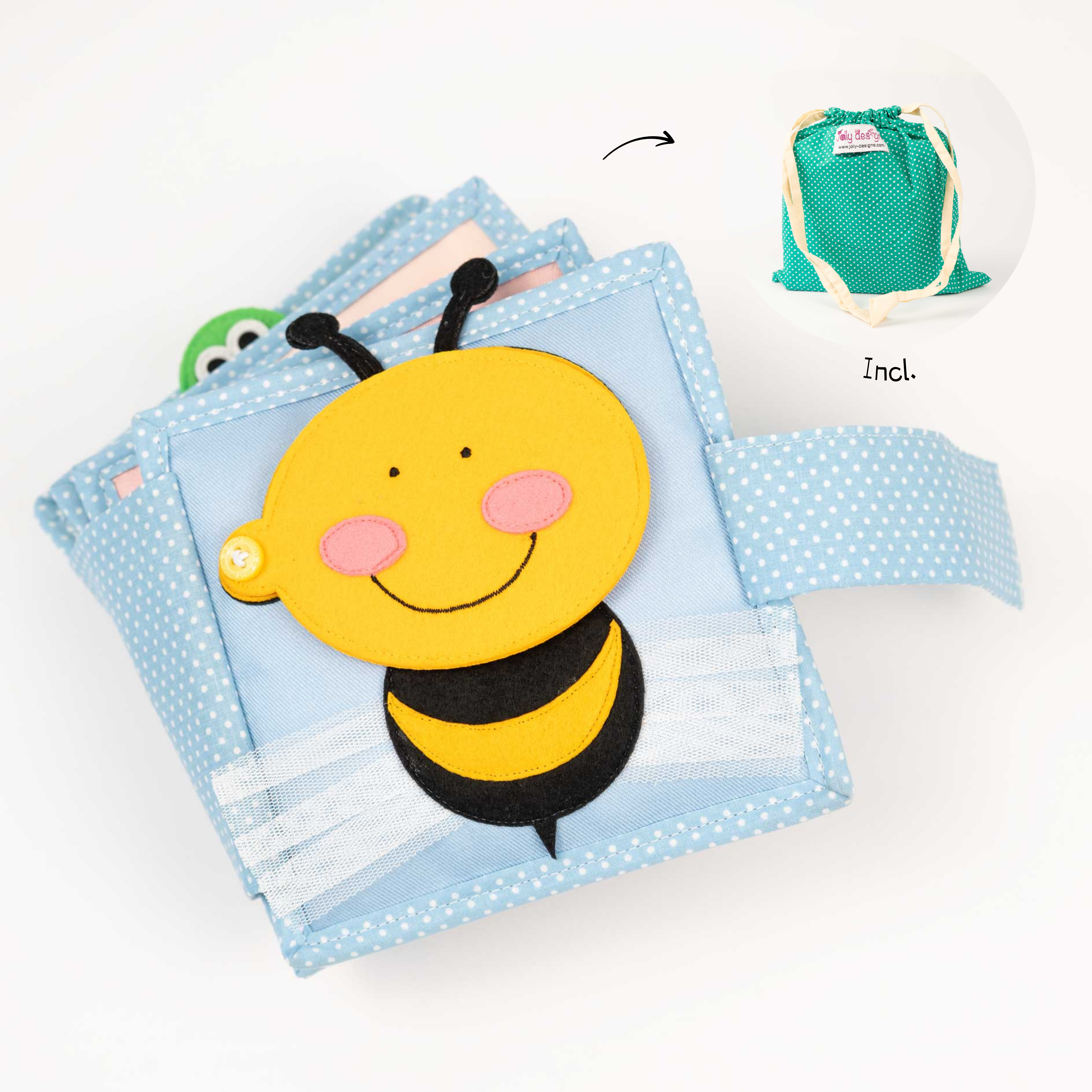 Petite abeille - 6 pages Mini Quiet Book