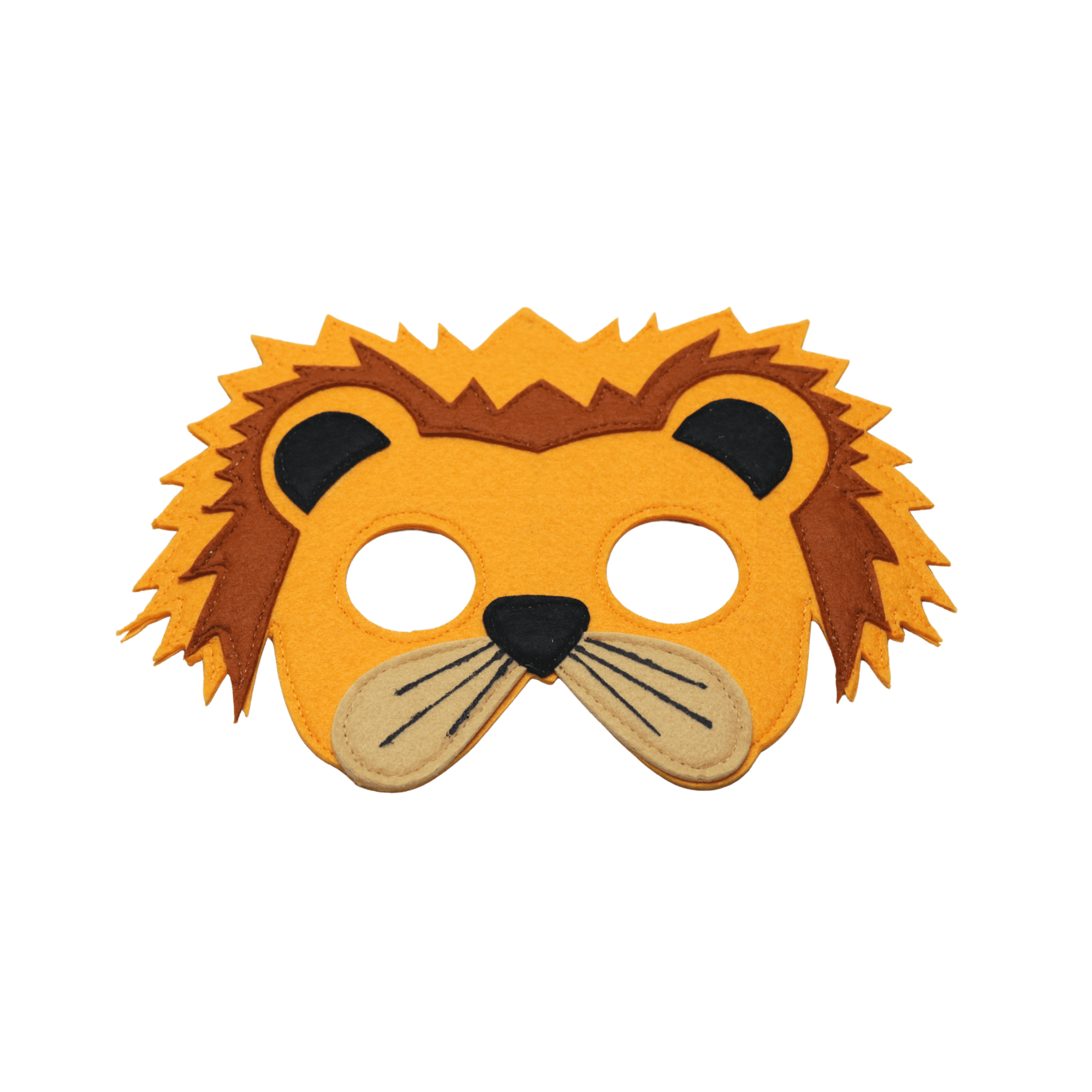 Masque en feutre lion