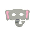Masque en feutre éléphant