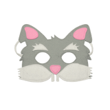 Masque en feutre Lapin