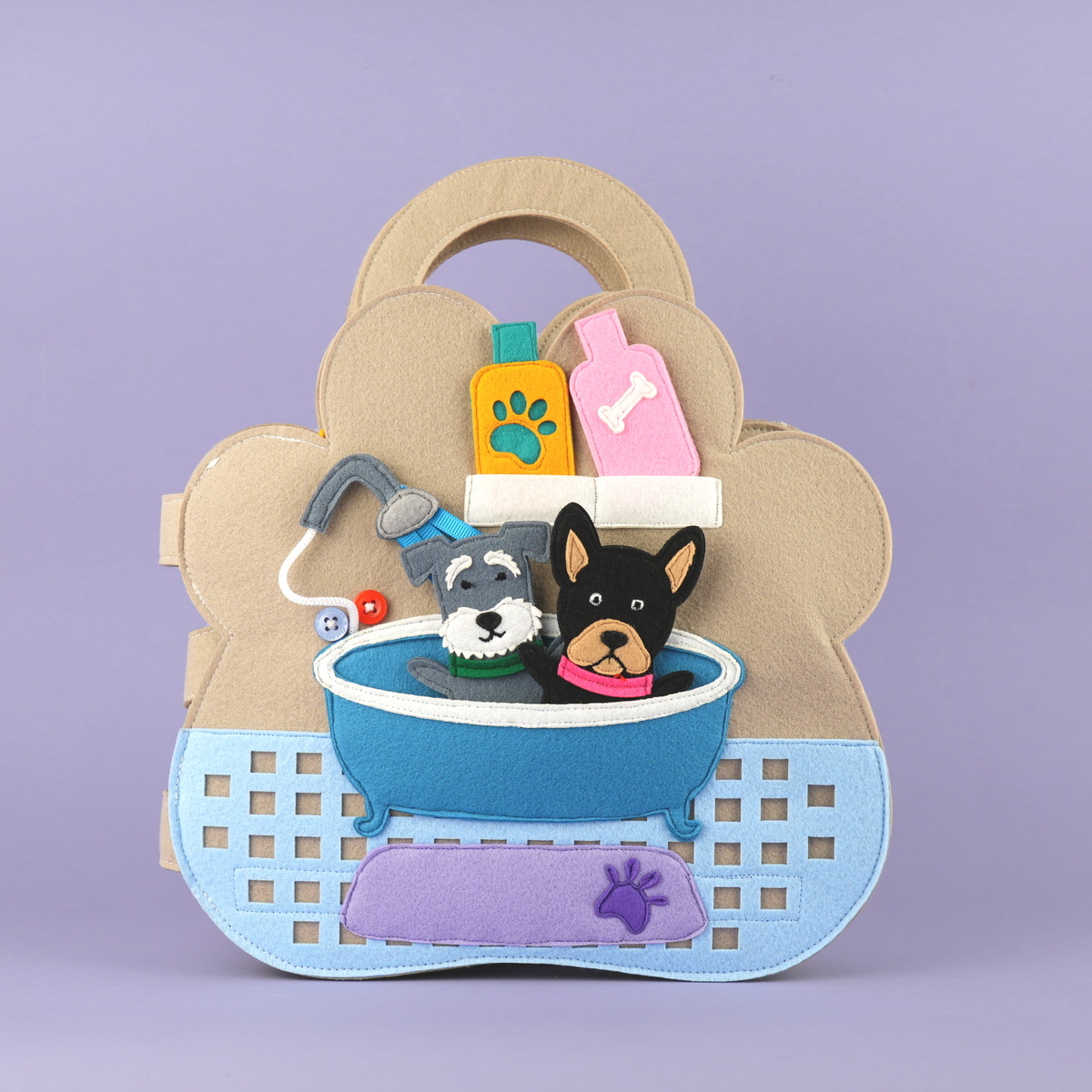 Fellnase – Rollenspiel Hund & Tierarzt aus Filz ab 2 Jahren