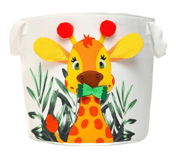 Boîte de rangement - Girafe (ronde)