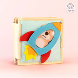 Aeroplane - 6 Pages Mini Quiet Book 