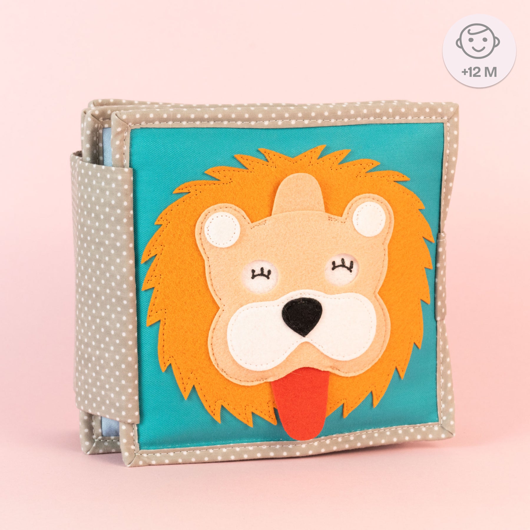 Sleepy Lion - 6 Pages Mini Quiet Book