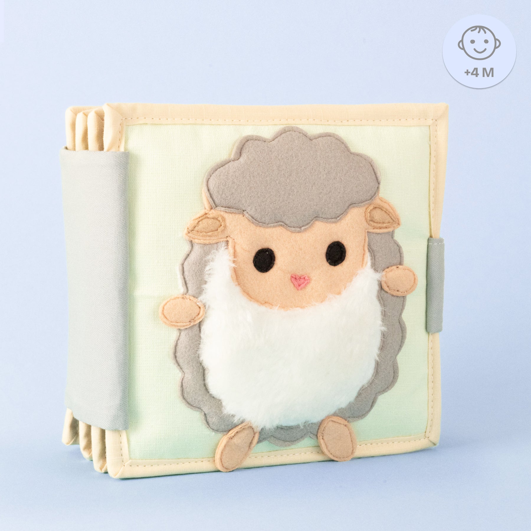 Happy Sheep - 6 Pages Mini Quiet Book 