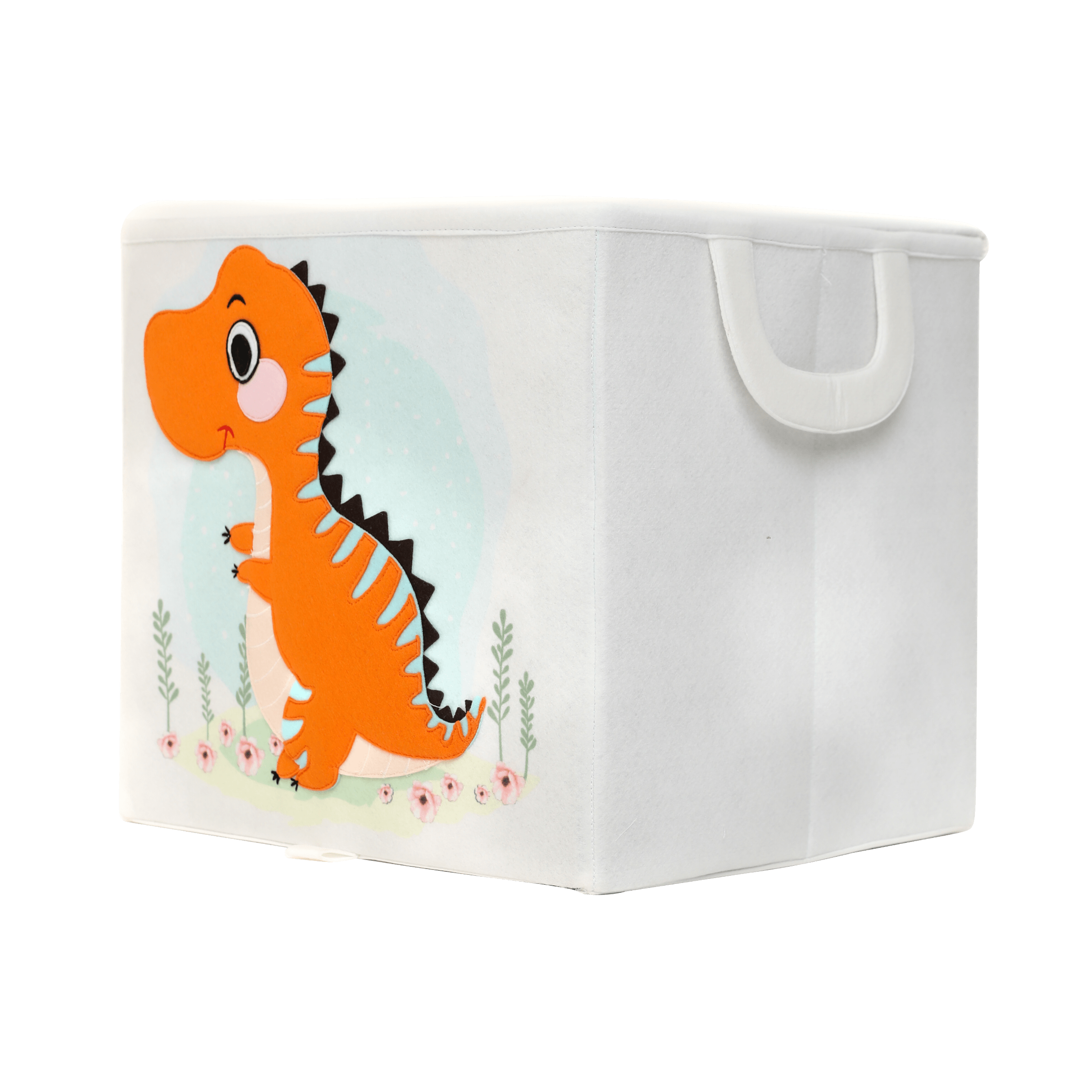 Boîte de rangement - Mignon Dino (carrée)