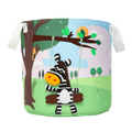 Boîte de rangement - Zèbre (ronde)