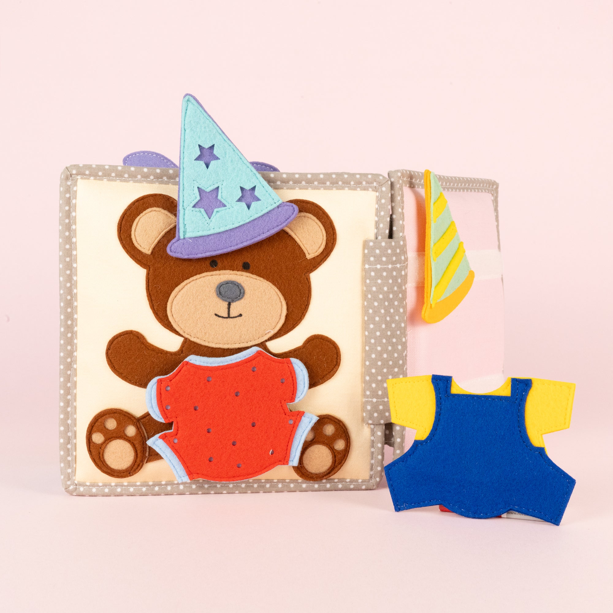 Happy Bearsday - 6 Pages Mini Quiet Book