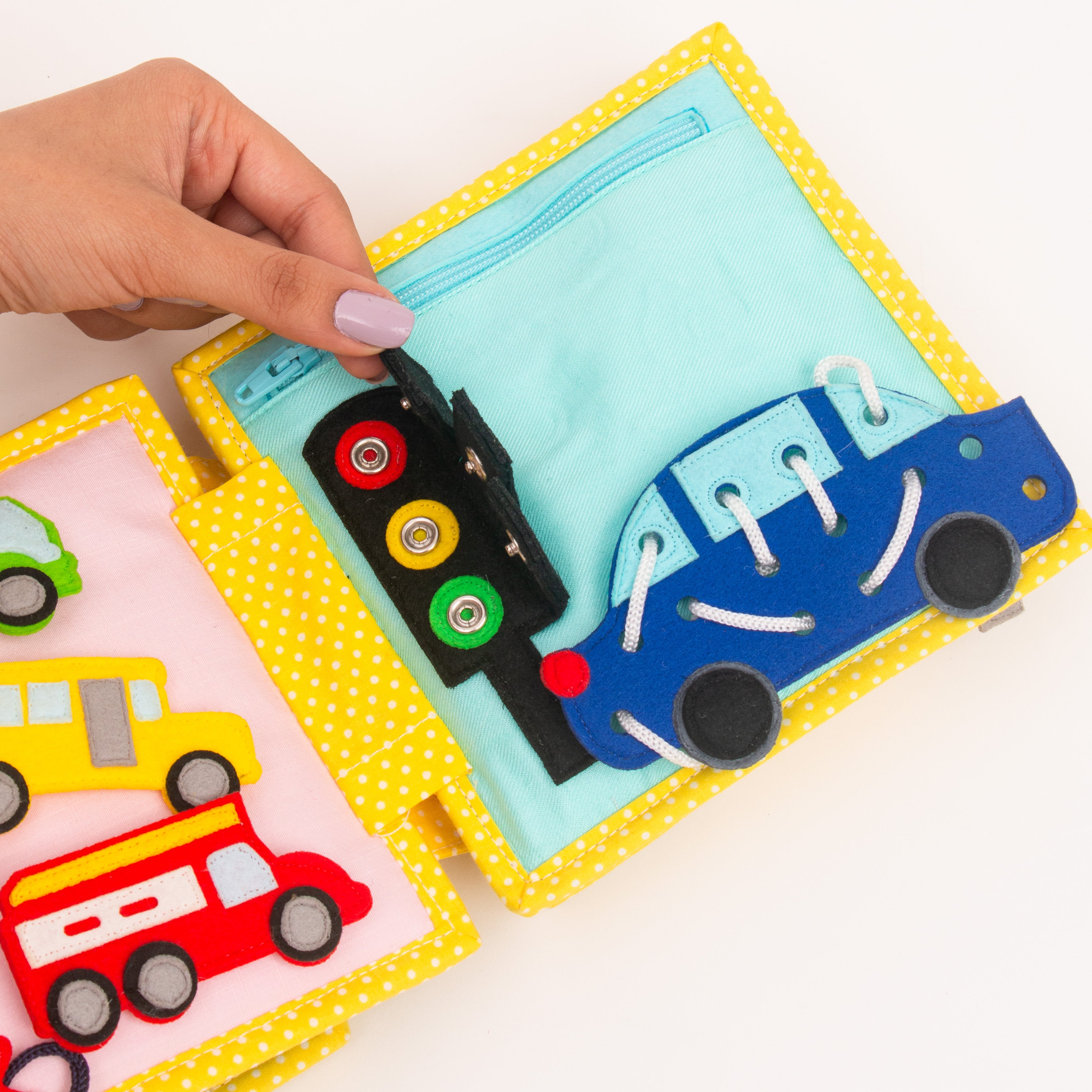 My First Digger - 6 pages Mini Quiet Book