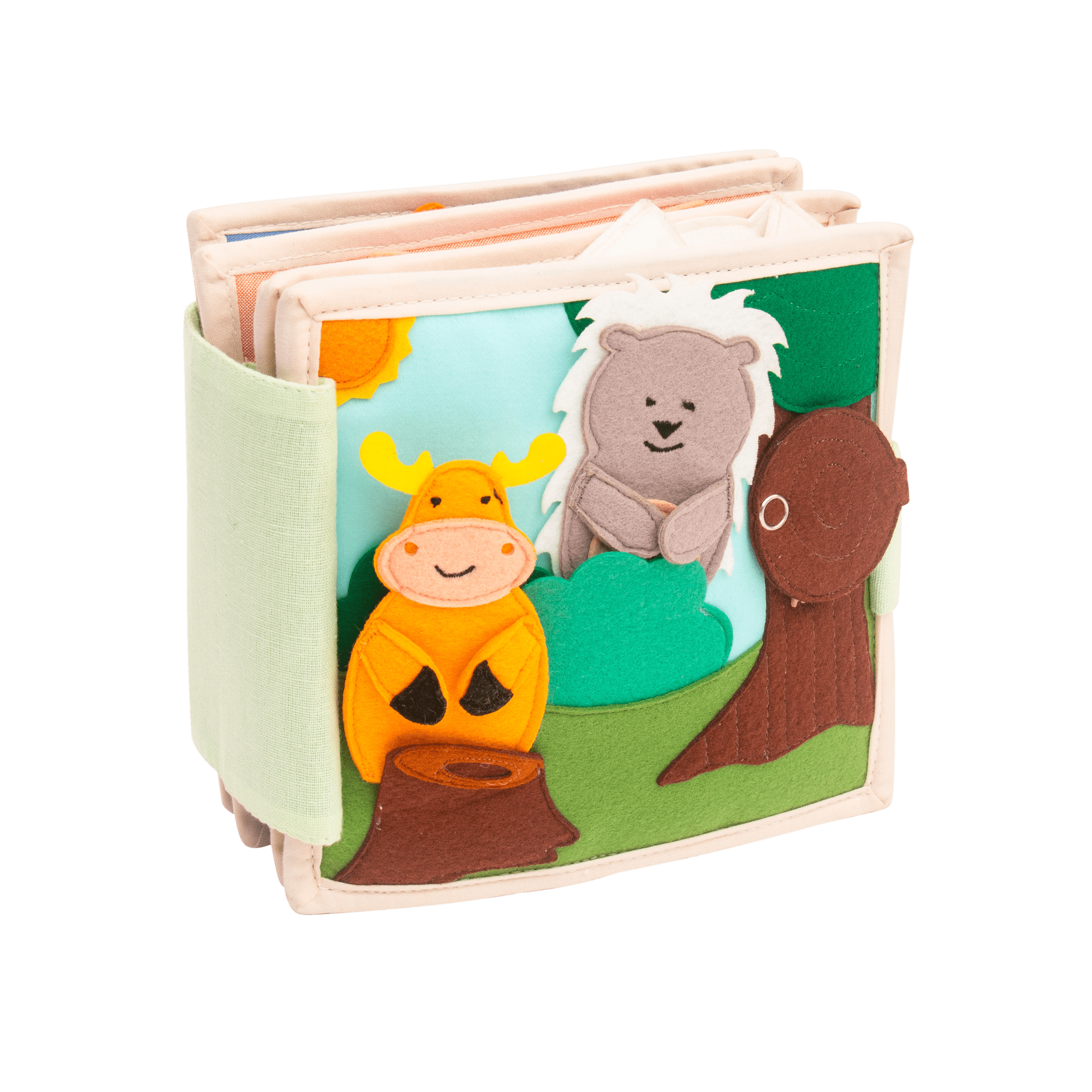 Les amis des animaux - 6 pages Mini Quiet Book 