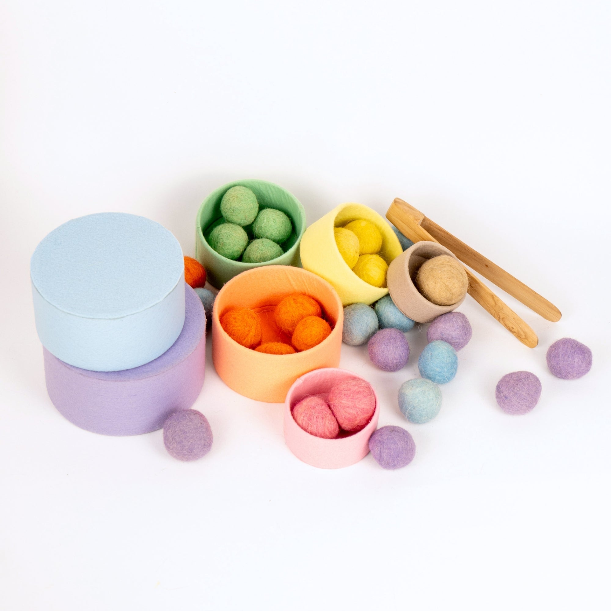 Pastel bariolé