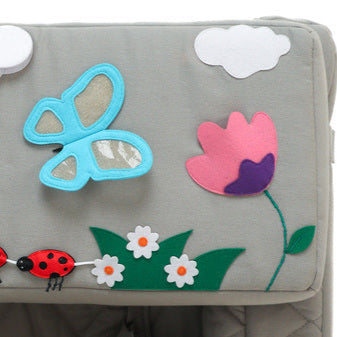 Activity cushions bee and butterfly