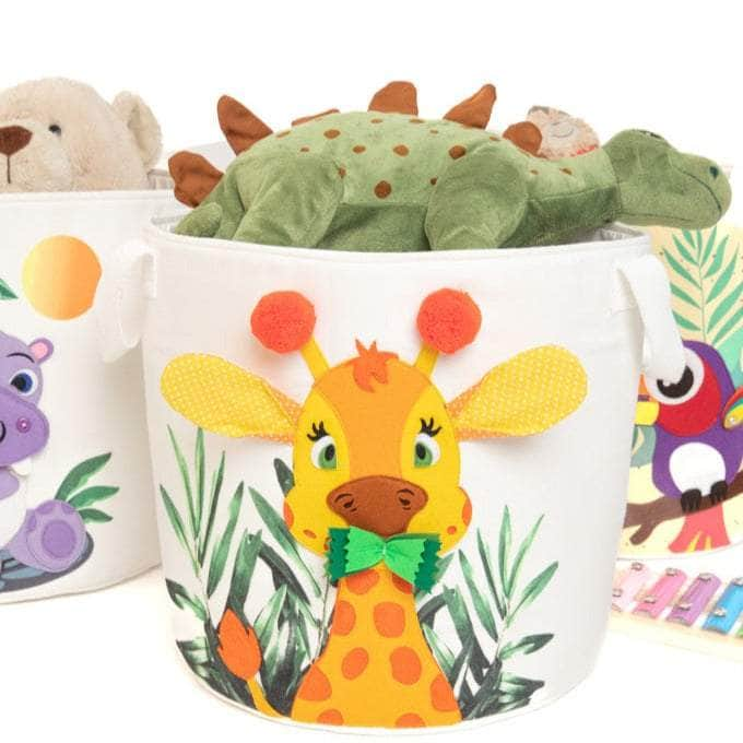 Giraffe - Storage Box (round)