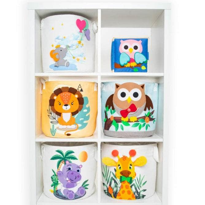 Giraffe - Storage Box (round)